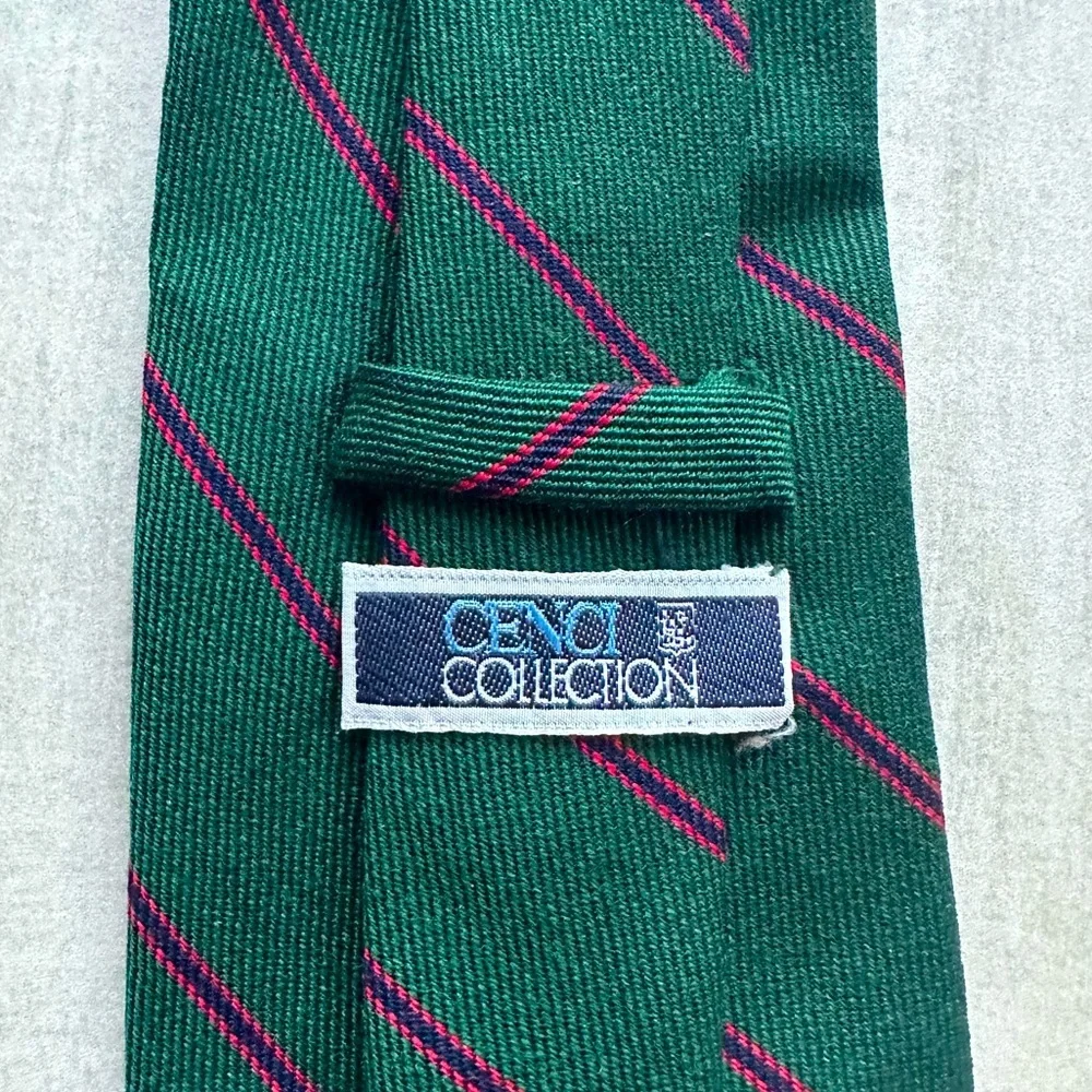 Davide Cenci “Collection” Gorgeous Wool Striped Tie